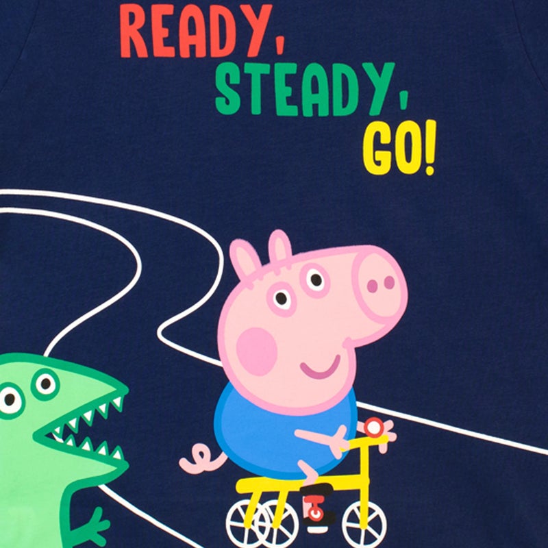 Peppa Pig تي شيرت بيبا بيغ للأولاد جورج بيغ مقاس 3T متعدد الألوان - Image 2
